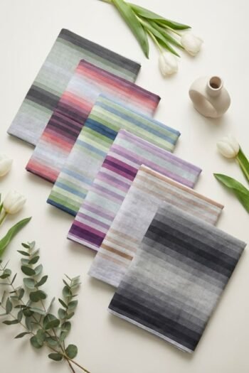 قماش فستان من لينن المطبوع (من 1001 إلى 1007)