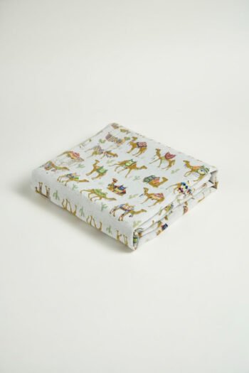 Printed Linen Dress Fabric – 1085