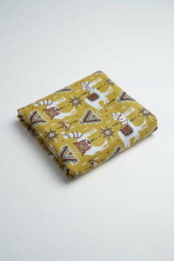 قماش فستان من لينن المطبوع - 1092