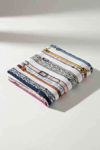 Printed Linen Dress Fabric – 1070