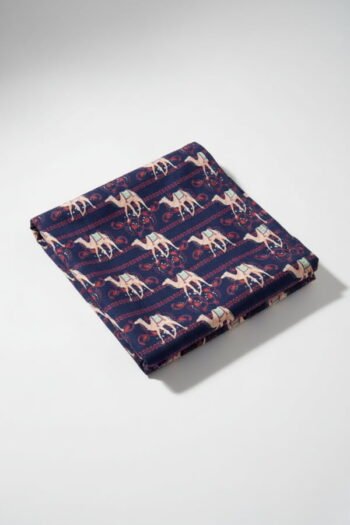 قماش فستان من لينن المطبوع - 1093