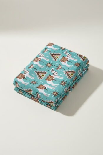 قماش فستان من لينن المطبوع - 1040