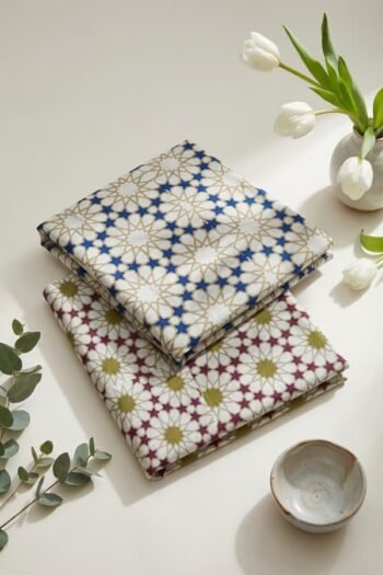 قماش فستان من لينن المطبوع (من 1032 إلى 1033)