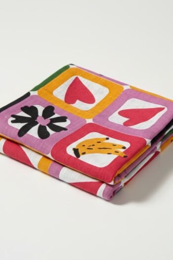 قماش فستان من لينن المطبوع – 1163