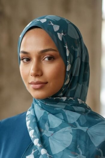 حجاب شيفون مطبوع للنساء – 030