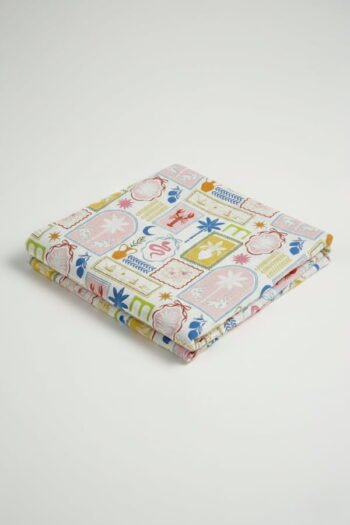 قماش فستان من لينن المطبوع – 1134