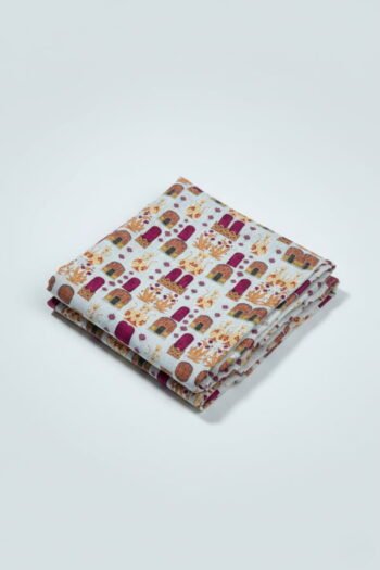 قماش فستان من لينن المطبوع – 1135