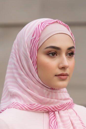 حجاب شيفون مطبوع للنساء – 003