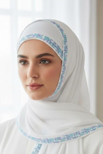 حجاب شيفون مطبوع للنساء – 014