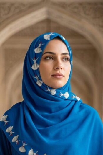 حجاب شيفون مطبوع للنساء – 022