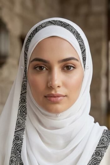 حجاب شيفون مطبوع للنساء – 072