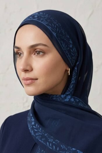 حجاب شيفون مطبوع للنساء – 115