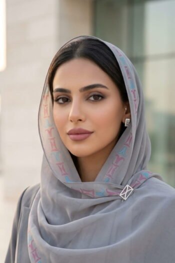 حجاب شيفون مطبوع للنساء – 151