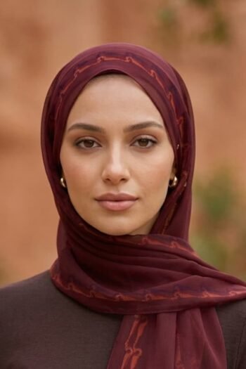 حجاب شيفون مطبوع للنساء – 209