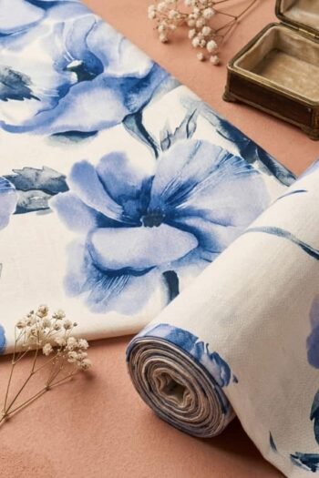 قماش حريرأرماني مخلوط مطبوع – 1047