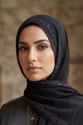 حجاب شيفون مطبوع للنساء – 149