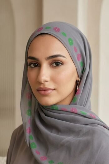 حجاب شيفون مطبوع للنساء – 160