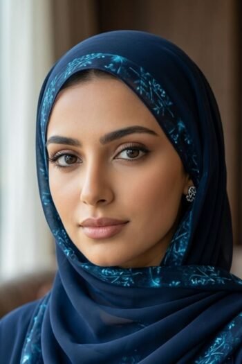 حجاب شيفون مطبوع للنساء – 194