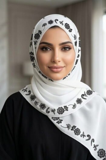 حجاب شيفون مطبوع للنساء – 173