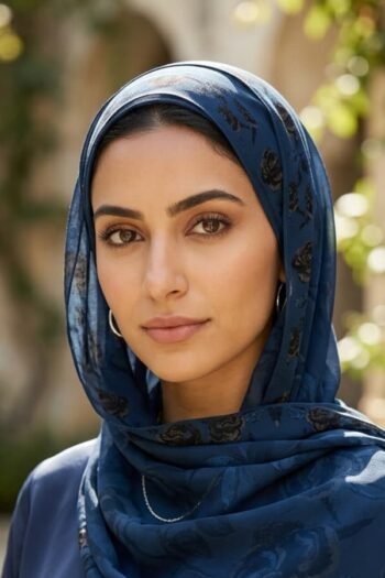 حجاب شيفون مطبوع للنساء – 206