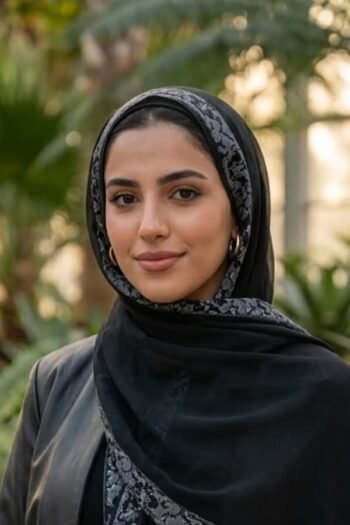 حجاب شيفون مطبوع للنساء – 185