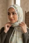 حجاب شيفون مطبوع للنساء – 084