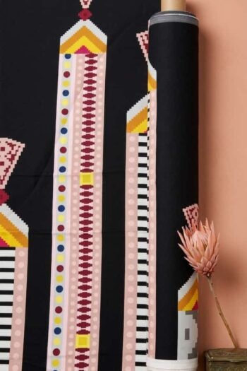 قماش حريرأرماني مخلوط مطبوع – 1060