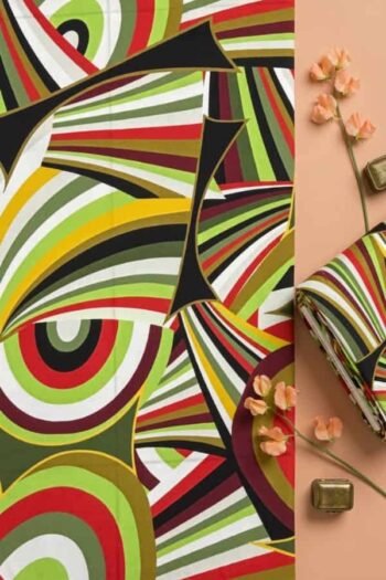 قماش حريرأرماني مخلوط مطبوع – 1063