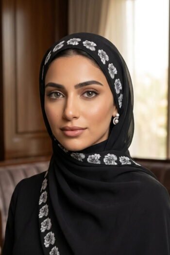 حجاب شيفون مطبوع للنساء – 187