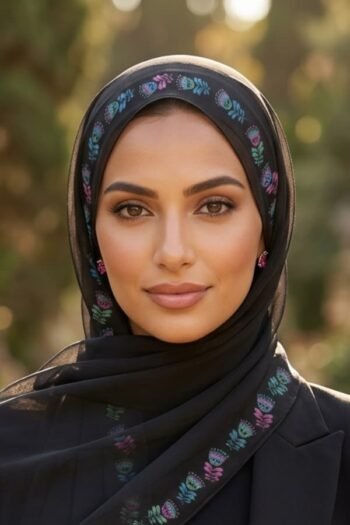 حجاب شيفون مطبوع للنساء – 152