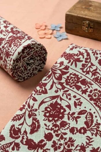 قماش حريرأرماني مخلوط مطبوع – 1029