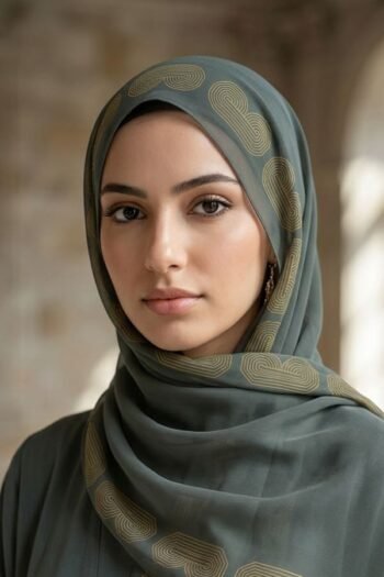 حجاب شيفون مطبوع للنساء – 053