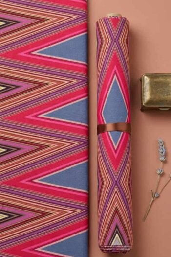 قماش حريرأرماني مخلوط مطبوع – 1064