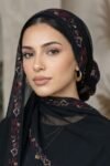 Printed Chiffon Hijab For Women - 198