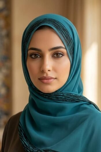 حجاب شيفون مطبوع للنساء – 108