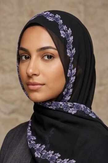 حجاب شيفون مطبوع للنساء – 117