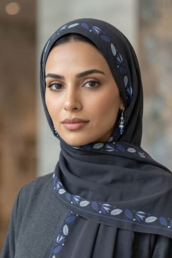 حجاب شيفون مطبوع للنساء – 165