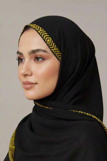 حجاب شيفون مطبوع للنساء – 034