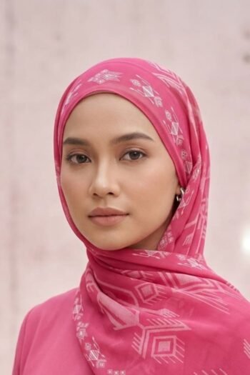 حجاب شيفون مطبوع للنساء – 044