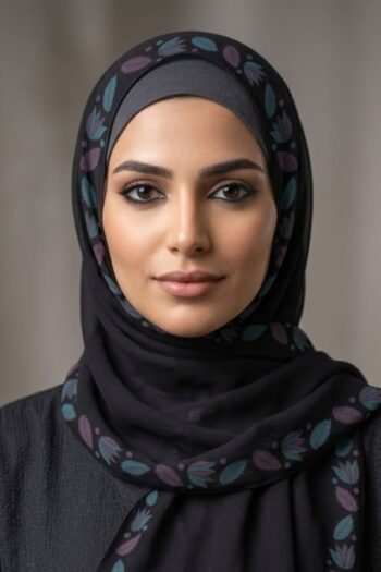 حجاب شيفون مطبوع للنساء – 166