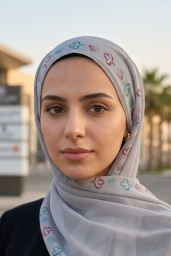 حجاب شيفون مطبوع للنساء – 178