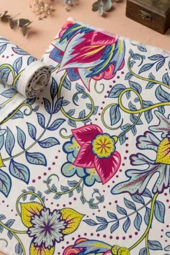 قماش حريرأرماني مخلوط مطبوع – 1041