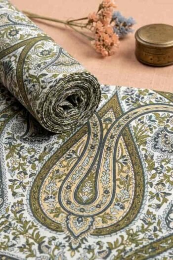 قماش حريرأرماني مخلوط مطبوع – 1031