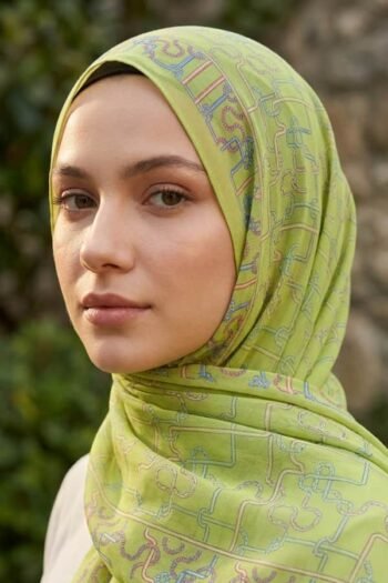 حجاب شيفون مطبوع للنساء – 046