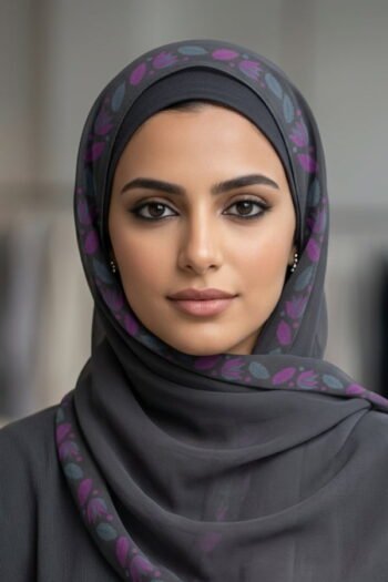 حجاب شيفون مطبوع للنساء – 167