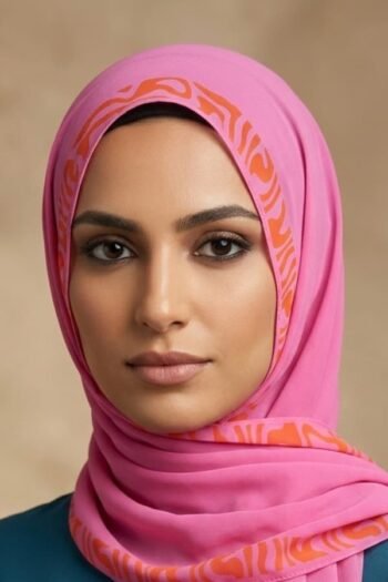 حجاب شيفون مطبوع للنساء – 089