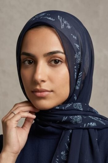 حجاب شيفون مطبوع للنساء – 119