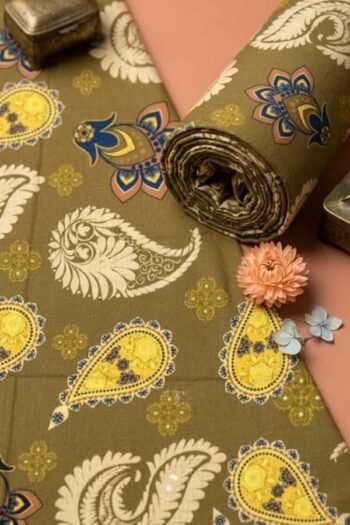 قماش حريرأرماني مخلوط مطبوع – 1032