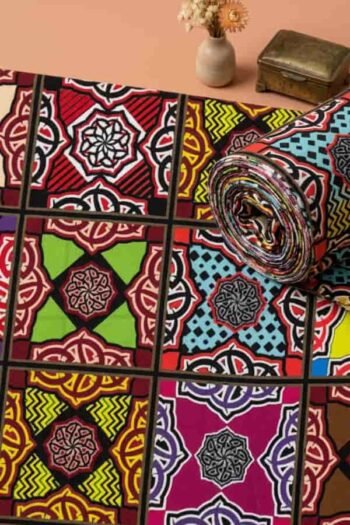 قماش حريرأرماني مخلوط مطبوع – 1053