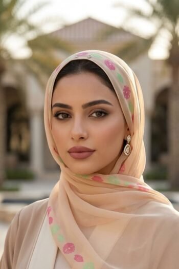 حجاب شيفون مطبوع للنساء – 156